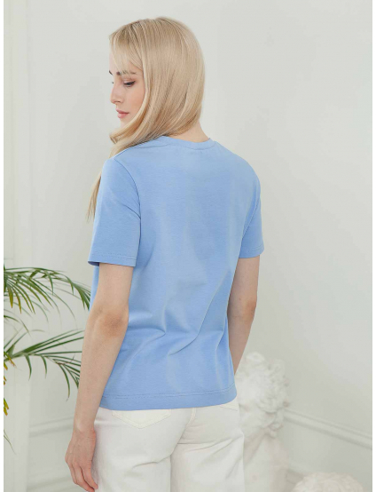 Картинка Футболка блакитна